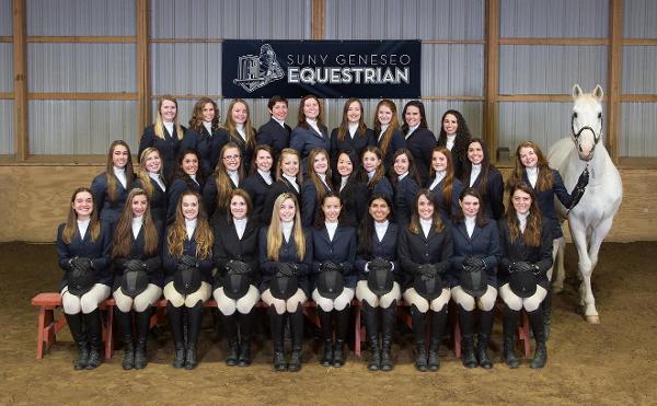 SUNY Geneseo Equestrian team